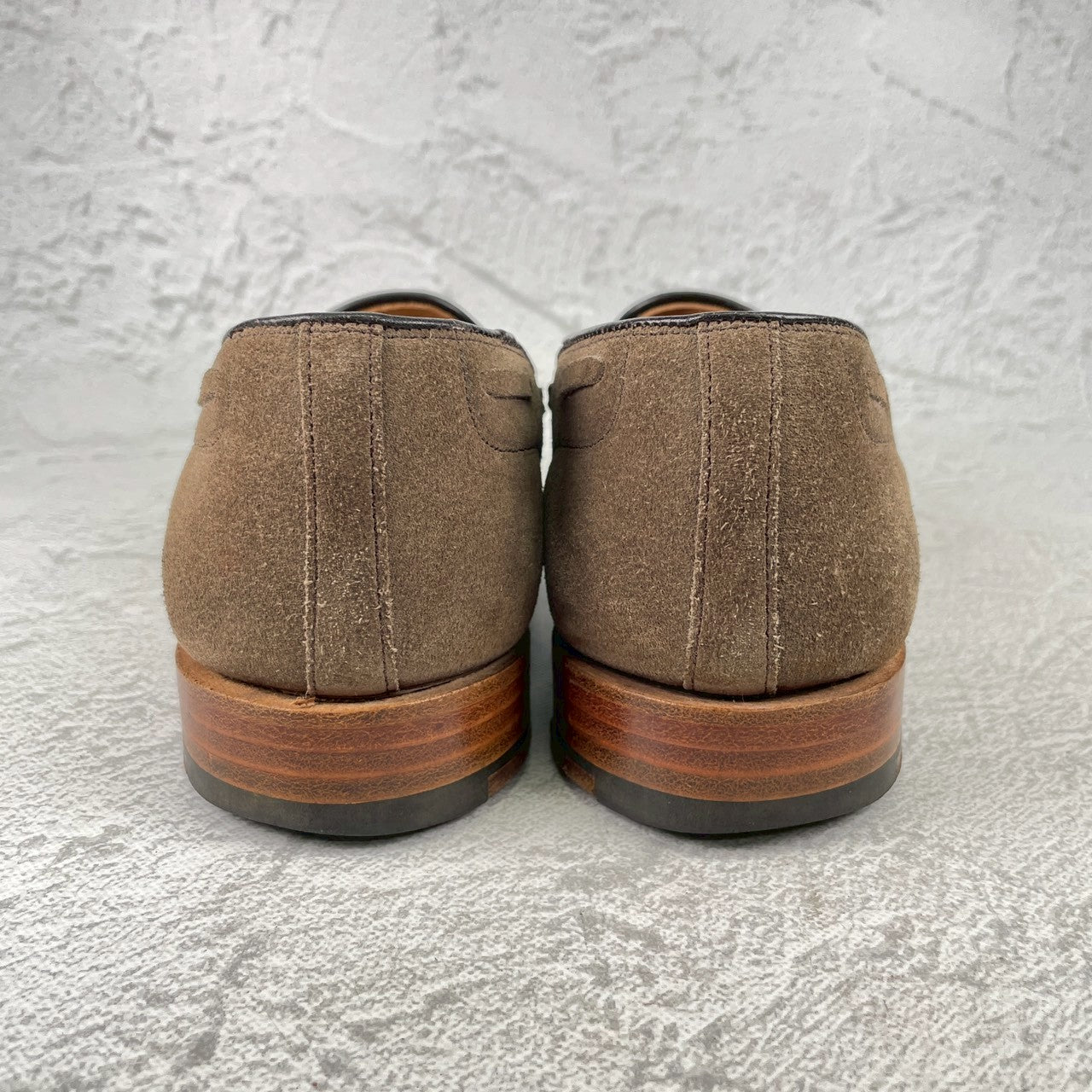 Church's チャーチ FOSBURY フォスバリー タッセルローファー スエード 薄茶 ベージュ系 UK7 / 25.5cm【Ｗ3574】
