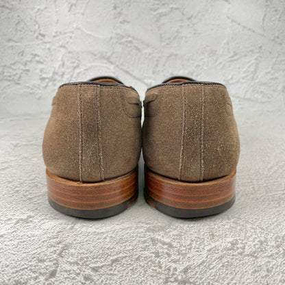 Church's チャーチ FOSBURY フォスバリー タッセルローファー スエード 薄茶 ベージュ系 UK7 / 25.5cm【Ｗ3574】