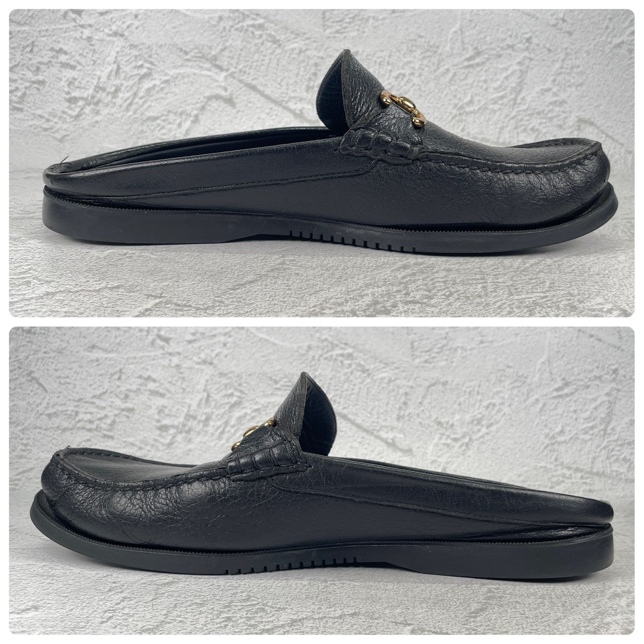 Paraboot パラブーツ BAHAMAS BIT MULE バハマ ビット ミュール UNITED ARROWS別注 黒 ブラック EU10 / 28.5cm【Ｗ3579】