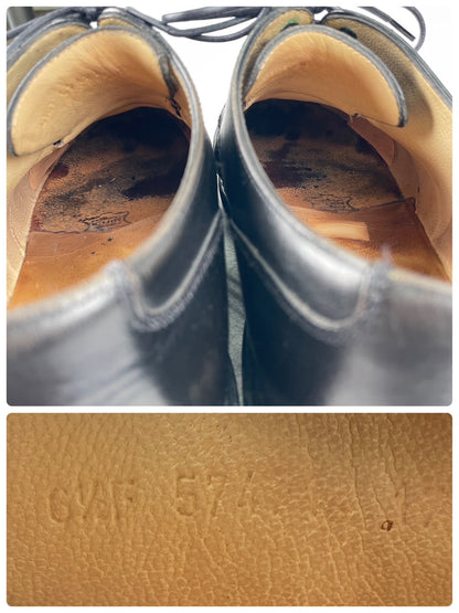 Paraboot パラブーツ CHAMBORD シャンボード Uチップ 外羽根 黒 ブラック UK6.5 / 25.0cm【Ｗ3573】