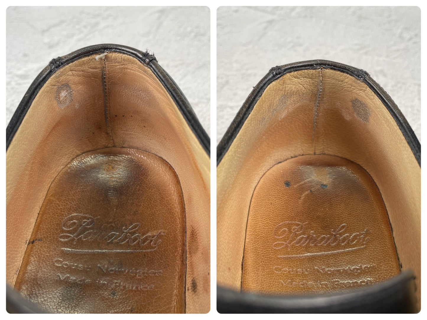 Paraboot パラブーツ CHAMBORD シャンボード Uチップ 外羽根 黒 ブラック UK6.5 / 25.0cm【Ｗ3573】