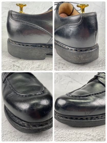Paraboot パラブーツ CHAMBORD シャンボード Uチップ 外羽根 黒 ブラック UK6.5 / 25.0cm【Ｗ3573】