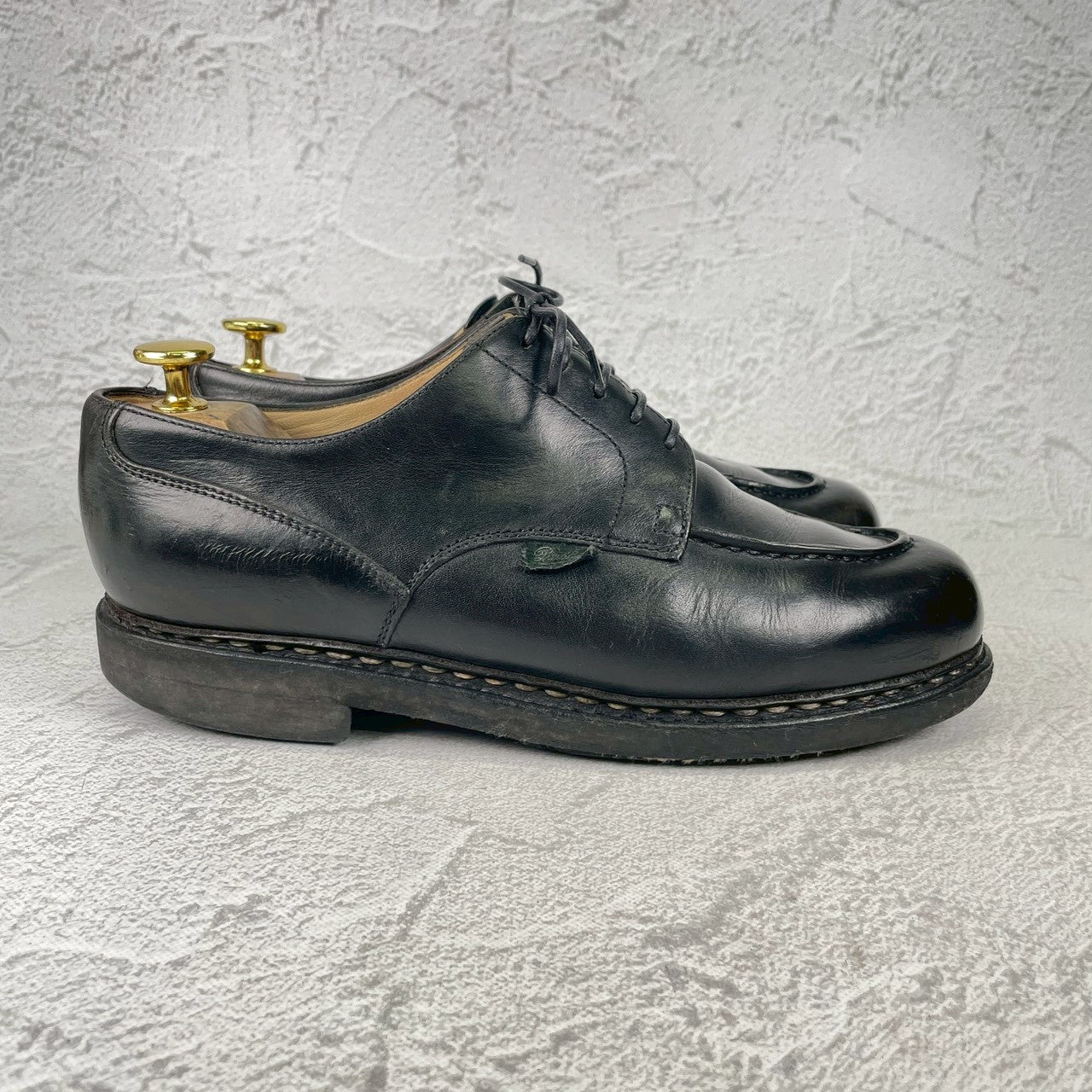 Paraboot パラブーツ CHAMBORD シャンボード Uチップ 外羽根 黒 ブラック UK6.5 / 25.0cm【Ｗ3573】