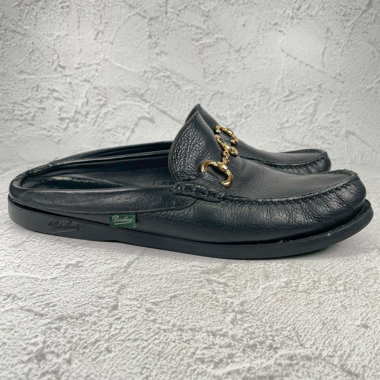 Paraboot パラブーツ BAHAMAS BIT MULE バハマ ビット ミュール UNITED ARROWS別注 黒 ブラック EU10 / 28.5cm【Ｗ3579】