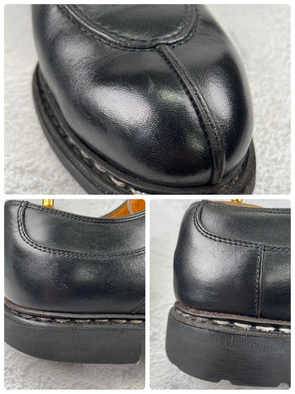 Paraboot パラブーツ AVIGNON アヴィニョン Uチップ 外羽根 黒 ブラック UK6.5 / 25.0cm【Ｗ3572】