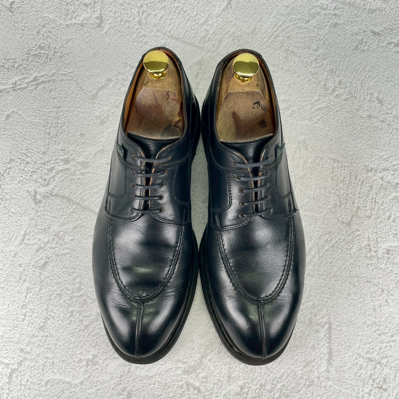 Paraboot パラブーツ AVIGNON アヴィニョン Uチップ 外羽根 黒 ブラック UK6.5 / 25.0cm【Ｗ3572】