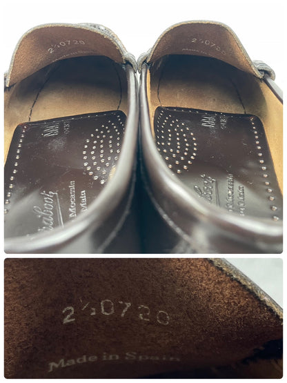 Paraboot パラブーツ CORAUX F MORS コロー ビットローファー 茶 UK2.5 / 22.0cm【Ｗ3580】Brown