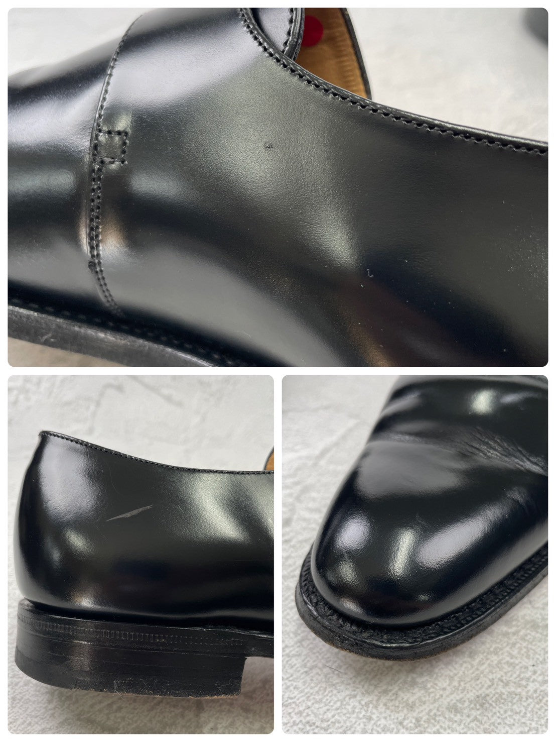 【美品】Church's チャーチ TOKYO 東京 シティコレクション シングルモンク 黒 ブラック UK6 / 24.5cm【Ｗ3588】