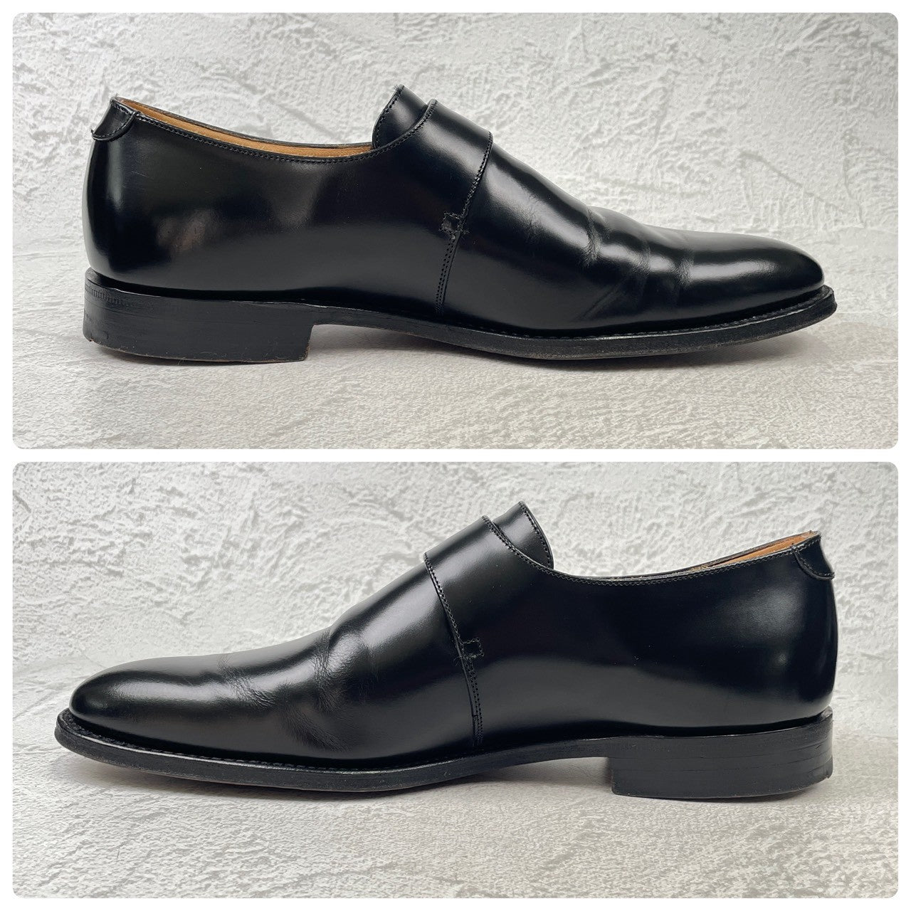 【美品】Church's チャーチ TOKYO 東京 シティコレクション シングルモンク 黒 ブラック UK6 / 24.5cm【Ｗ3588】