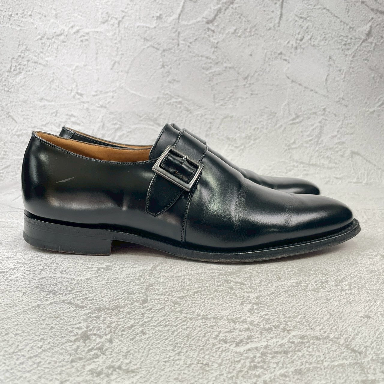 【美品】Church's チャーチ TOKYO 東京 シティコレクション シングルモンク 黒 ブラック UK6 / 24.5cm【Ｗ3588】