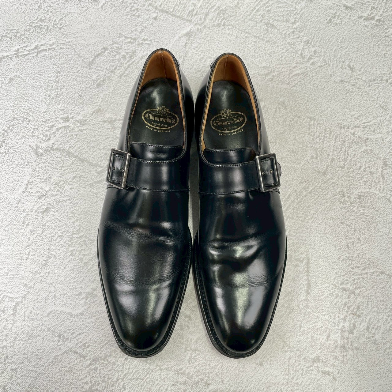 【美品】Church's チャーチ TOKYO 東京 シティコレクション シングルモンク 黒 ブラック UK6 / 24.5cm【Ｗ3588】