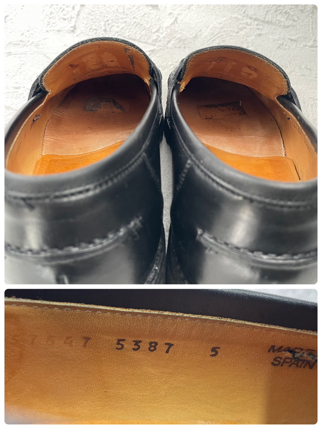 Berwick1707 バーウィック 5387 Bit loafer ビットローファー 黒 UK5 / 24.0cm【Ｗ3585】Black