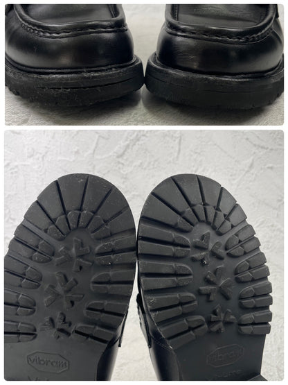 Berwick1707 バーウィック 5387 Bit loafer ビットローファー 黒 UK5 / 24.0cm【Ｗ3585】Black