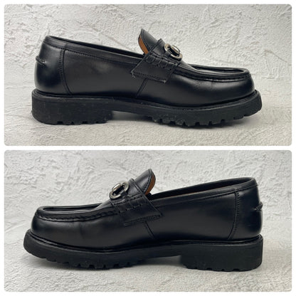 Berwick1707 バーウィック 5387 Bit loafer ビットローファー 黒 UK5 / 24.0cm【Ｗ3585】Black