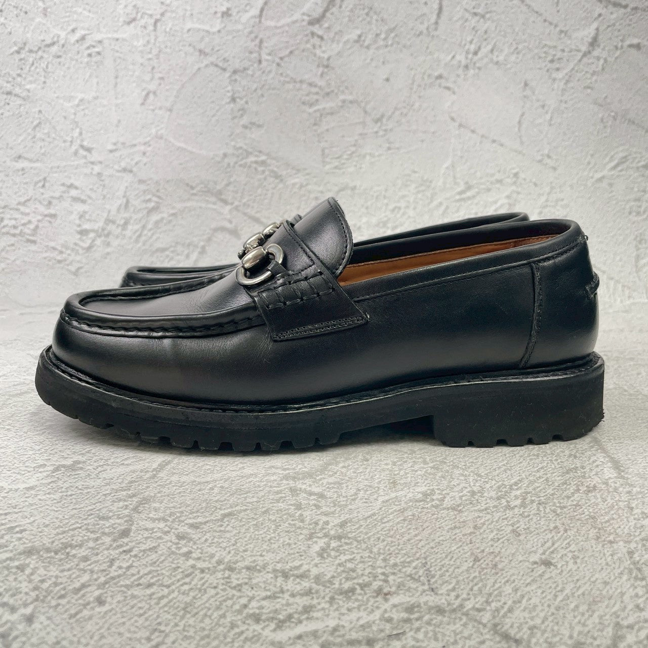 Berwick1707 バーウィック 5387 Bit loafer ビットローファー 黒 UK5 / 24.0cm【Ｗ3585】Black