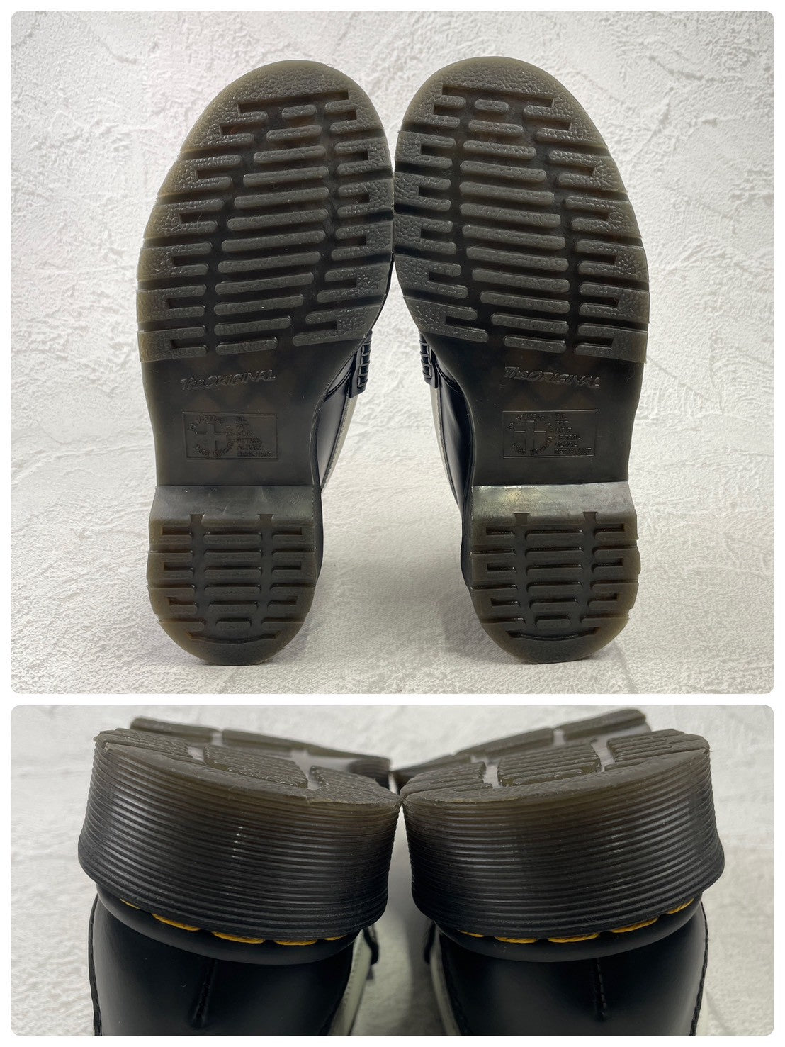 【美品】Dr.Martens ドクターマーチン PENTON ペントン コインローファー バイカラー 黒 白 UK5 / 24.0cm【Ｗ3584】Black White