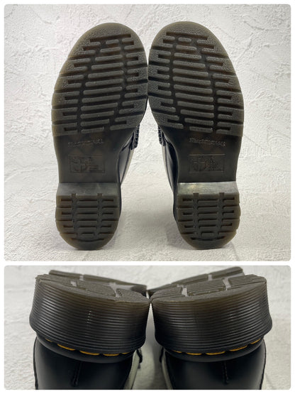 【美品】Dr.Martens ドクターマーチン PENTON ペントン コインローファー バイカラー 黒 白 UK5 / 24.0cm【Ｗ3584】Black White