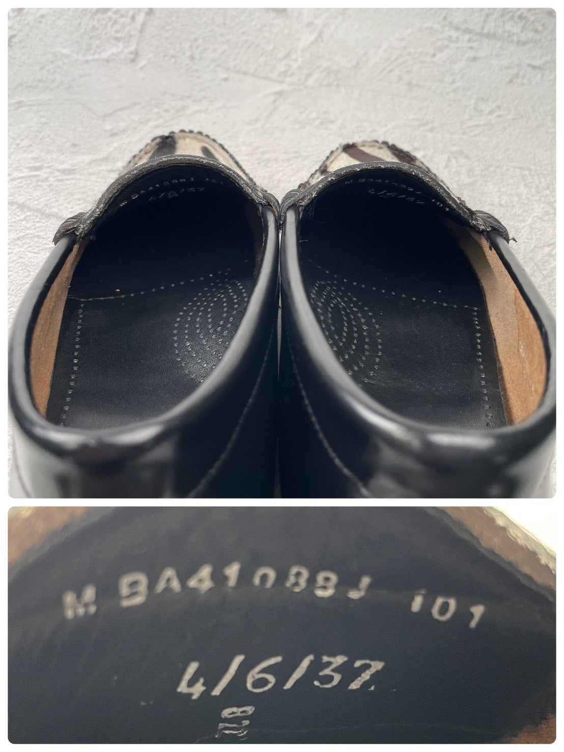 【存在感のある足元】G.H.BASS ジーエイチバス LARSON ZEBRA ラーソン ゼブラ BA41088 US6 / UK4 / EU37 / 23.0cm【Ｗ3582】