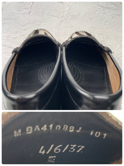【存在感のある足元】G.H.BASS ジーエイチバス LARSON ZEBRA ラーソン ゼブラ BA41088 US6 / UK4 / EU37 / 23.0cm【Ｗ3582】