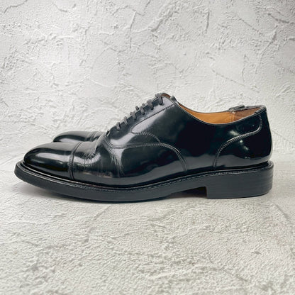 Church's チャーチ ストレート 内羽根 100ラスト 黒 ブラック UK9.5 / 28.0cm【Ｗ3595】