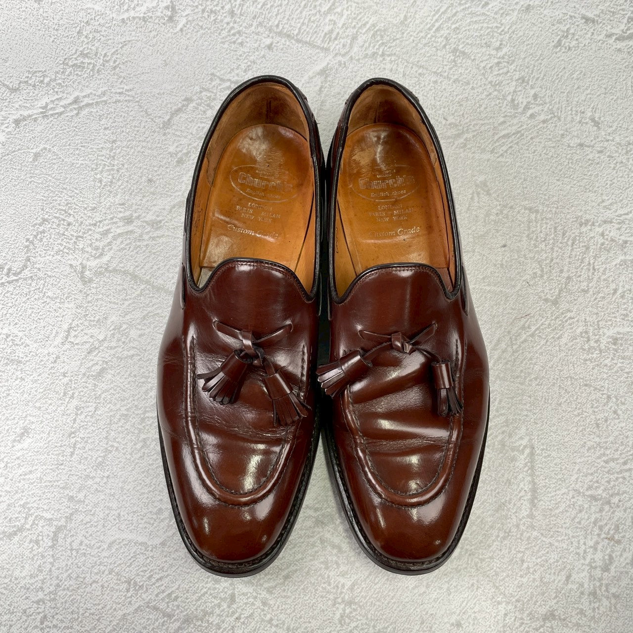 【4都市】Church's チャーチ KINGSLEY キングスレー タッセルローファー 茶 ブラウン UK8.5 / 27.0cm【Ｗ3594】