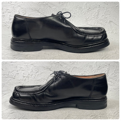 【美品】HARROGATE ハロゲイト HAMPSTEAD ハンプステッド チロリアンシューズ 黒 ブラック UK8 / 26.5cm【Ｗ3593】
