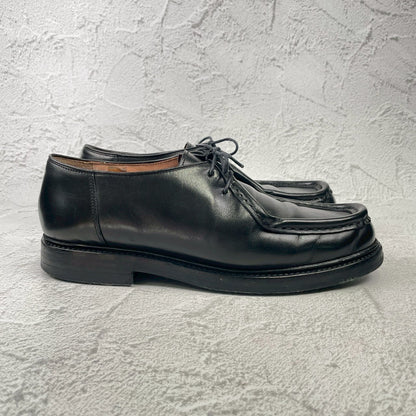 【美品】HARROGATE ハロゲイト HAMPSTEAD ハンプステッド チロリアンシューズ 黒 ブラック UK8 / 26.5cm【Ｗ3593】