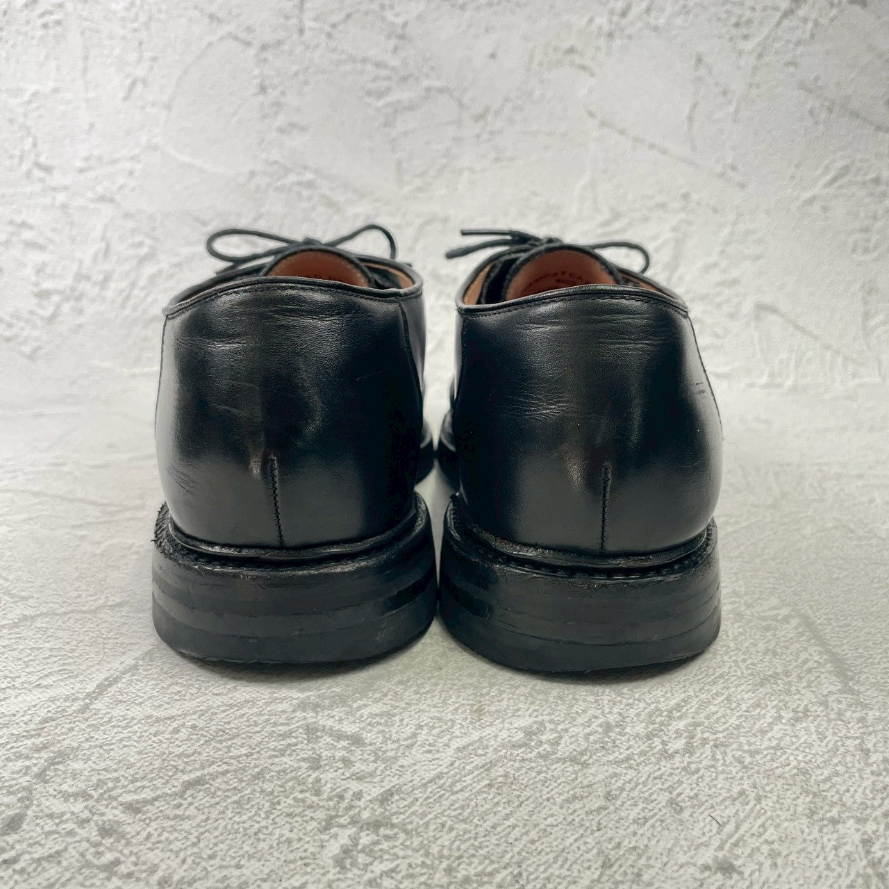 【美品】HARROGATE ハロゲイト HAMPSTEAD ハンプステッド チロリアンシューズ 黒 ブラック UK8 / 26.5cm【Ｗ3593】