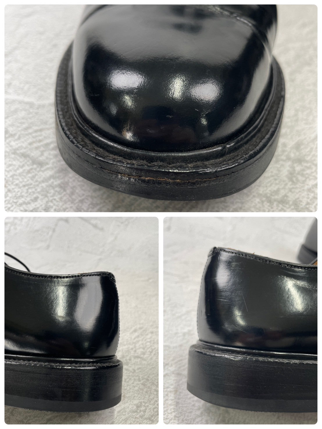 【名品】Church's チャーチ SHANNON シャノン プレーン 外羽根 黒 ブラック UK7 / 25.5cm【W3592】
