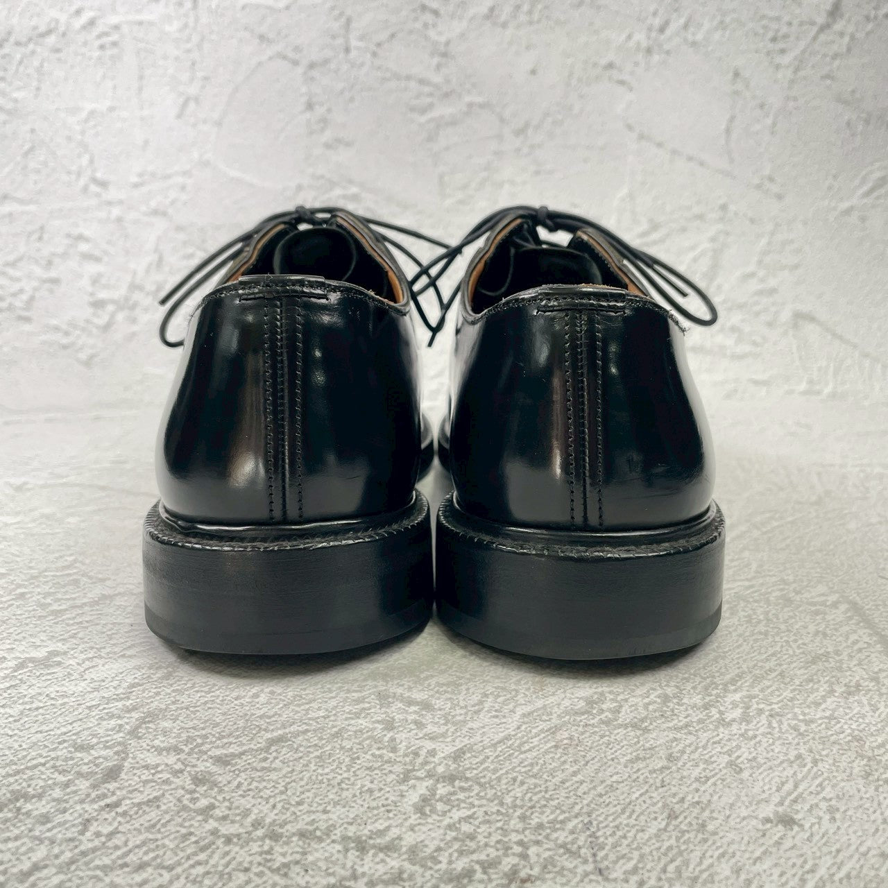 【名品】Church's チャーチ SHANNON シャノン プレーン 外羽根 黒 ブラック UK7 / 25.5cm【W3592】