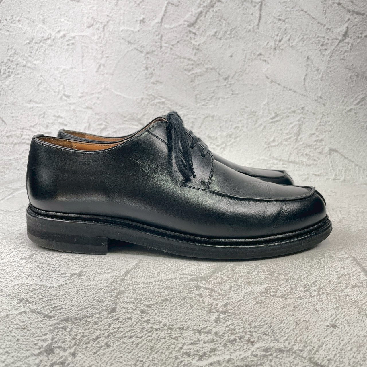 【美品】Berwick1707 バーウィック 2369 Vチップ 外羽根（2369BCVIBK）黒 ブラック UK6.5 / 25.5cm【Ｗ3591】