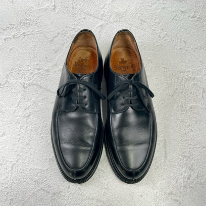 【美品】Berwick1707 バーウィック 2369 Vチップ 外羽根（2369BCVIBK）黒 ブラック UK6.5 / 25.5cm【Ｗ3591】