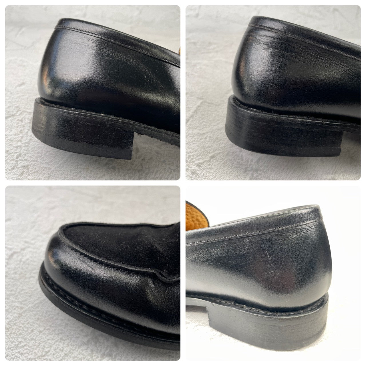 Paraboot ADONIS｜コインローファー ブラック UK5.5 / 24cm ハラコ