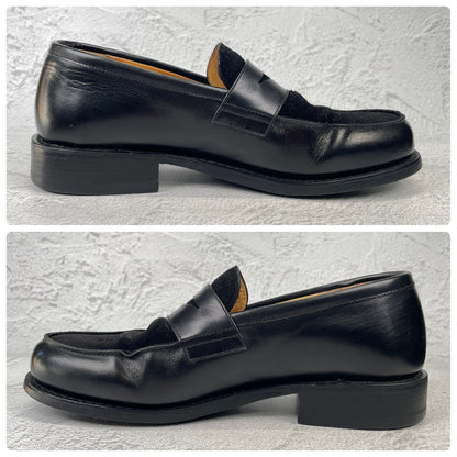 Paraboot ADONIS｜コインローファー ブラック UK5.5 / 24cm ハラコ
