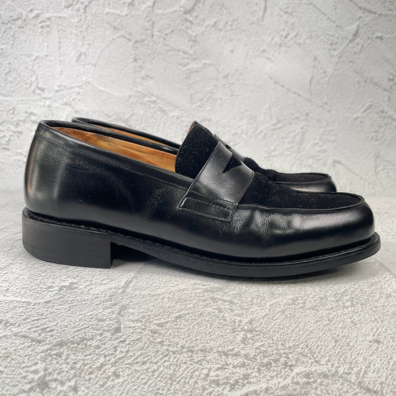Paraboot ADONIS｜コインローファー ブラック UK5.5 / 24cm ハラコ
