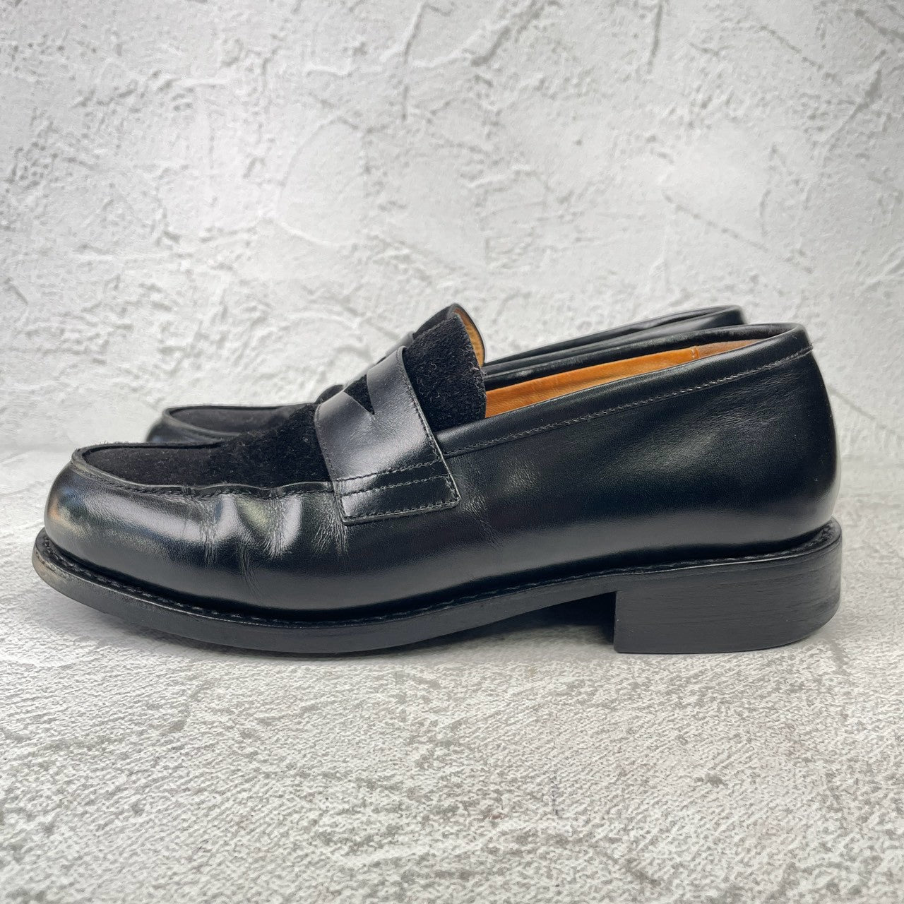 Paraboot ADONIS｜コインローファー ブラック UK5.5 / 24cm ハラコ