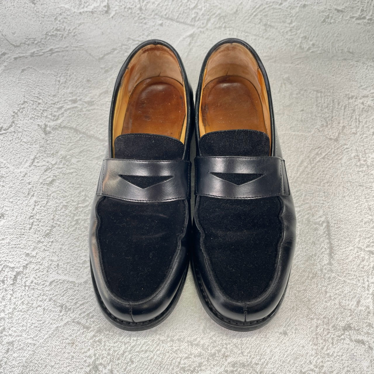 Paraboot ADONIS｜コインローファー ブラック UK5.5 / 24cm ハラコ
