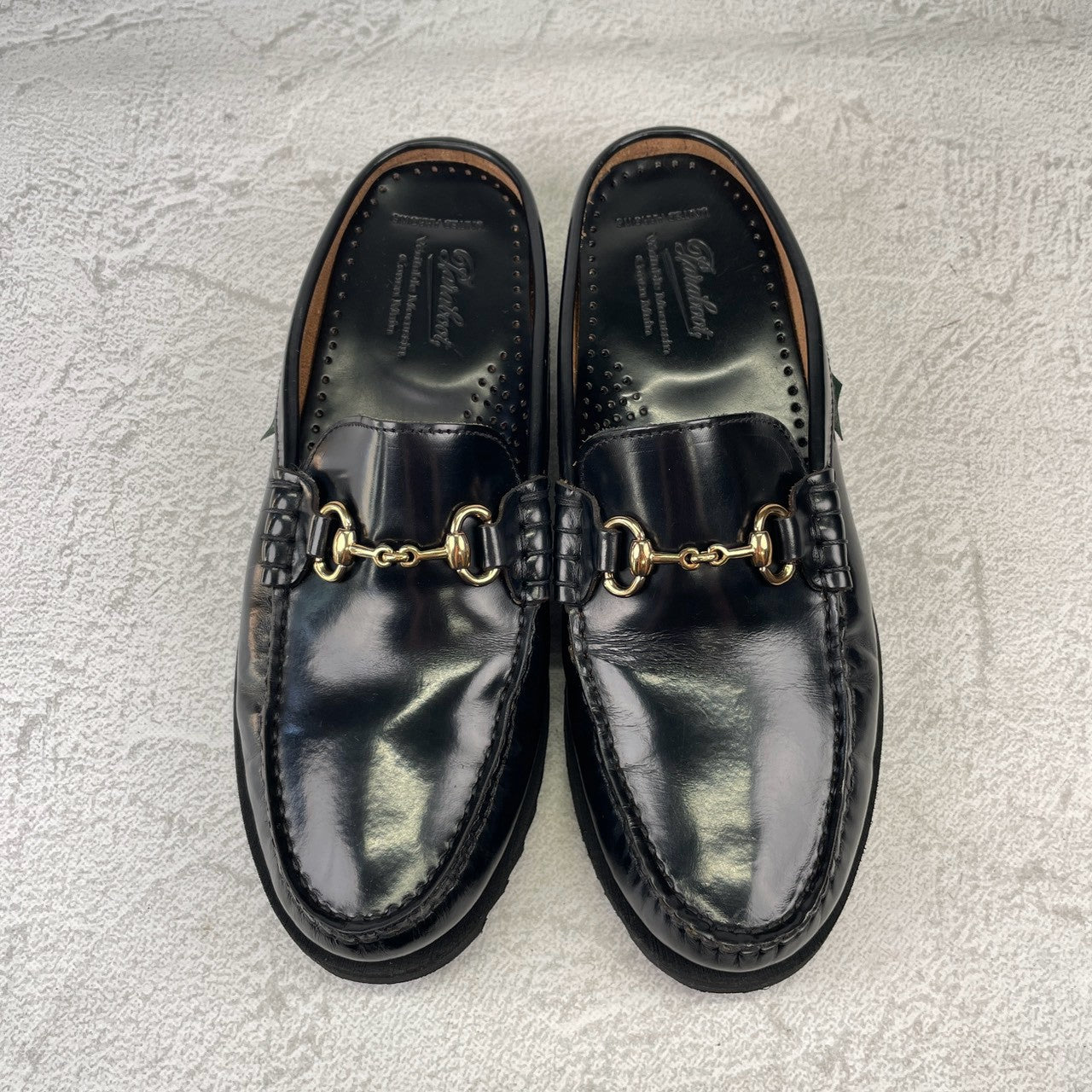 Paraboot BAHAMAS｜ビットミュール ブラック UK5 / 24.5cm ユナイテッドアローズ別注