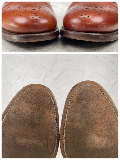 Crockett&Jones WESTMINSTER｜セミブローグ ブラウン UK6.5 EE / 25cm
