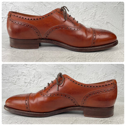 Crockett&Jones WESTMINSTER｜セミブローグ ブラウン UK6.5 EE / 25cm