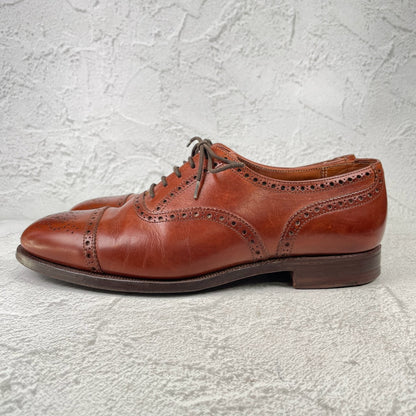 Crockett&Jones WESTMINSTER｜セミブローグ ブラウン UK6.5 EE / 25cm