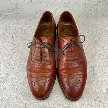 Crockett&Jones WESTMINSTER｜セミブローグ ブラウン UK6.5 EE / 25cm
