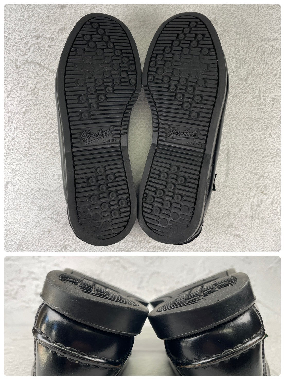 Paraboot BIT SV DECK｜ビットローファー ブラック UK6.5 / 25cm ユナイテッドアローズ別注