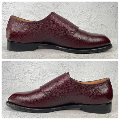 F.LLI Giacometti FG388｜ダブルモンク バーガンディー EUR40 / 25~25.5cm グレインレザー