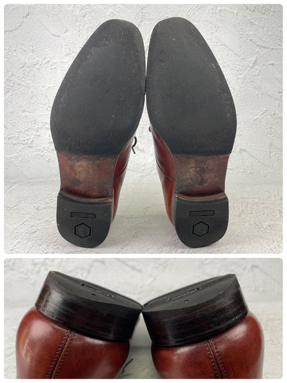 Crockett&Jones BELGRAVE｜クォーターブローグ ブラウン UK6.5E / 25.0cm ハンドグレード