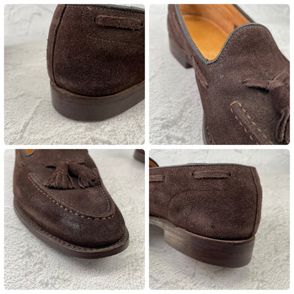 Church’s FOSBURY｜スエード タッセルローファー ダークブラウン UK7.5 / 26cm 4都市