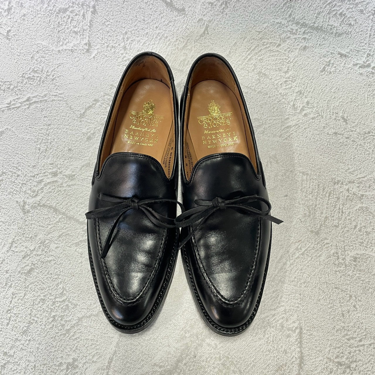 Crockett&Jones WENDOVER｜ローファー ブラック UK6 E / 24.5cm相当 BARNEYS NEW YORK別注