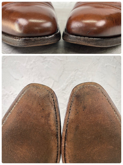 Crockett&Jones HALLAM｜ストレートチップ ブラウン UK7 / 25.5cm SHIPS別注