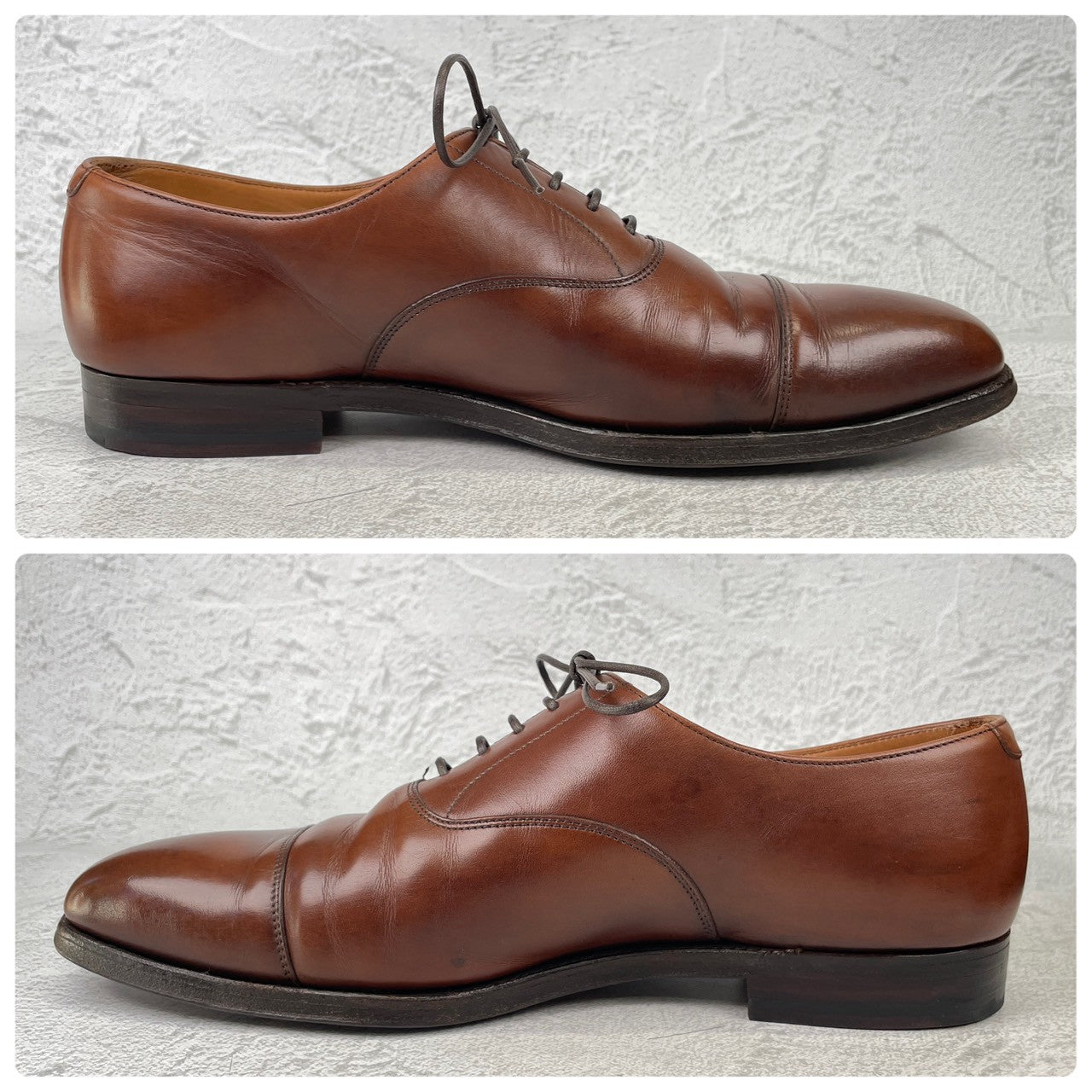 Crockett&Jones HALLAM｜ストレートチップ ブラウン UK7 / 25.5cm SHIPS別注
