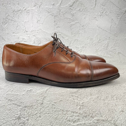 Crockett&Jones HALLAM｜ストレートチップ ブラウン UK7 / 25.5cm SHIPS別注